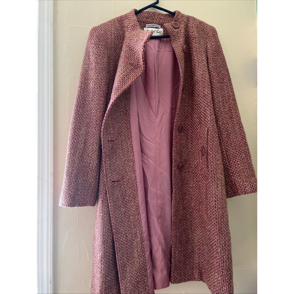 Vintage Marshall Fields Ladies Coat Size 8 Pink - Picture 2 of 8